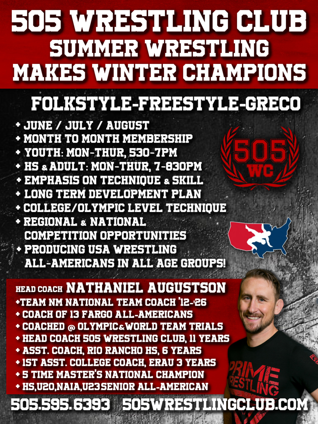 505 Wrestling Club 2026 Summer Registration